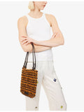 STAUD Drift wooden beaded mini shoulder bag, UK version