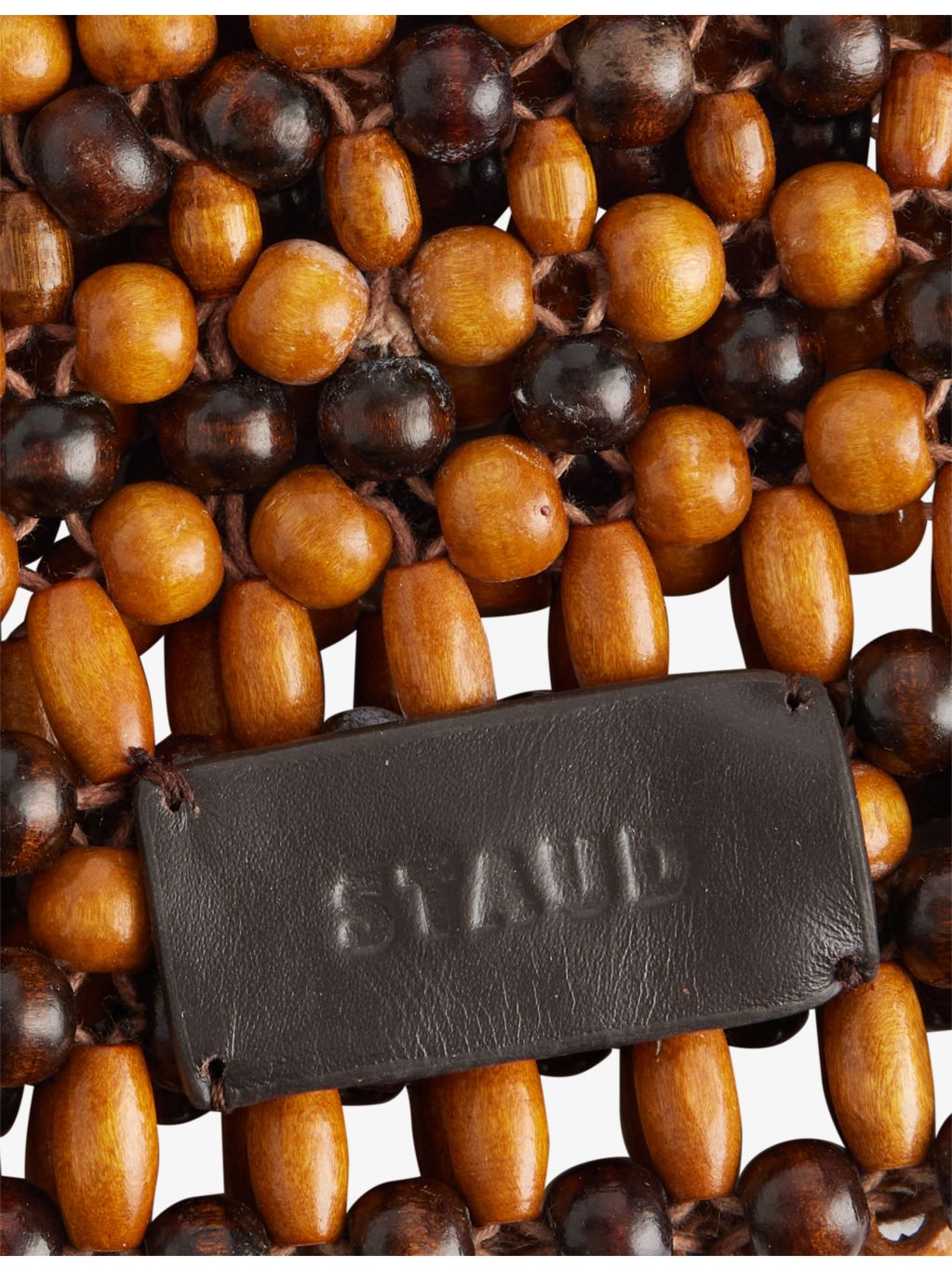 STAUD Drift wooden beaded mini shoulder bag, UK version