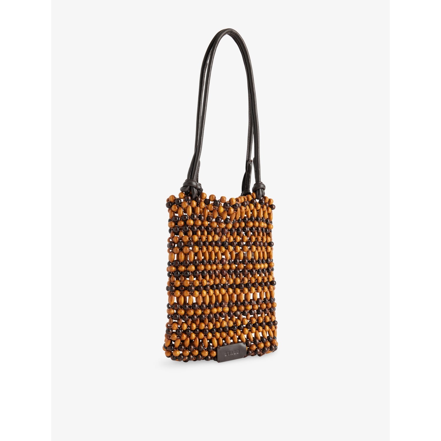 STAUD Drift wooden beaded mini shoulder bag, UK version