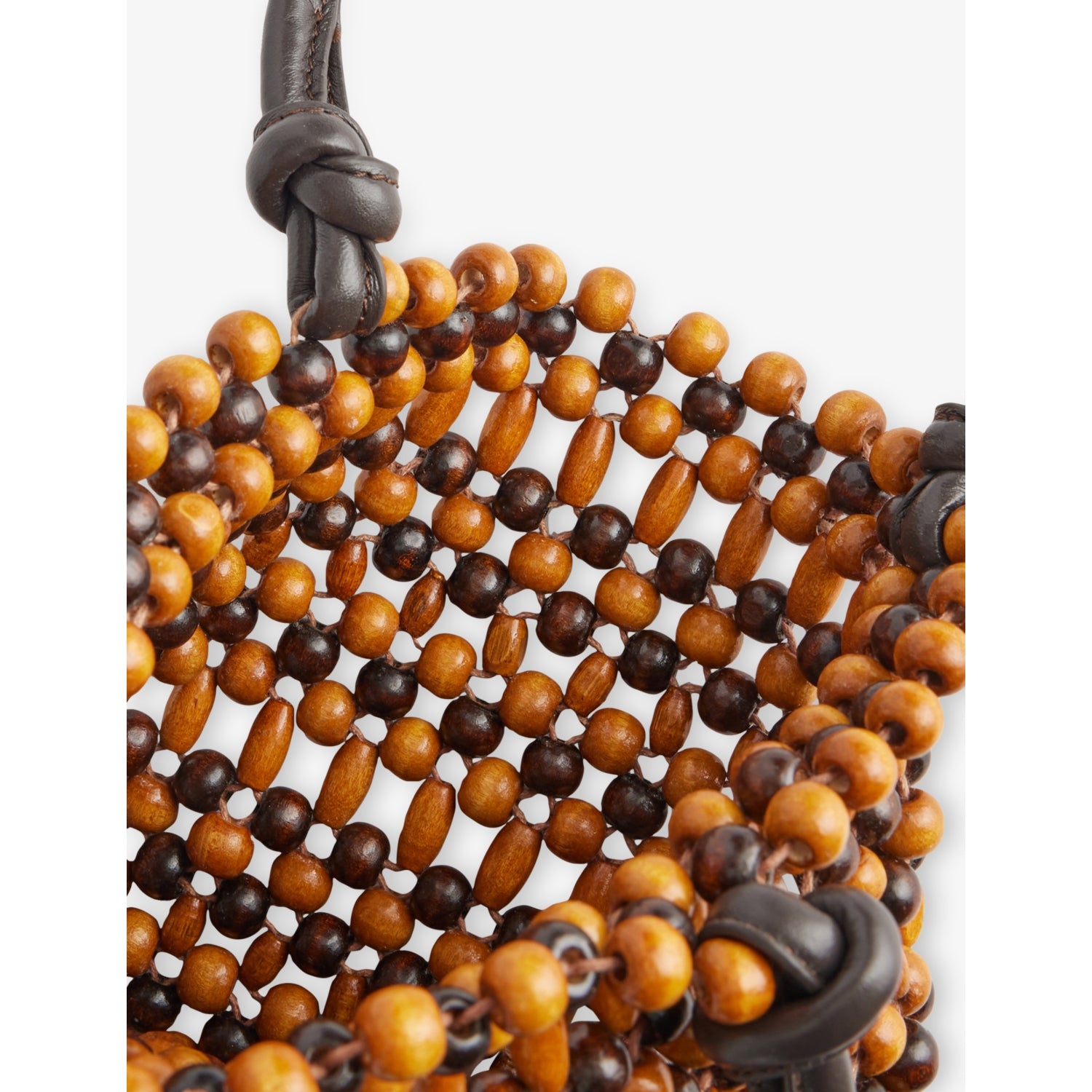 STAUD Drift wooden beaded mini shoulder bag, UK version