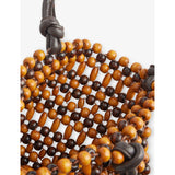 STAUD Drift wooden beaded mini shoulder bag, UK version