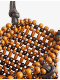 STAUD Drift wooden beaded mini shoulder bag, UK version
