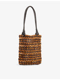STAUD Drift wooden beaded mini shoulder bag, UK version