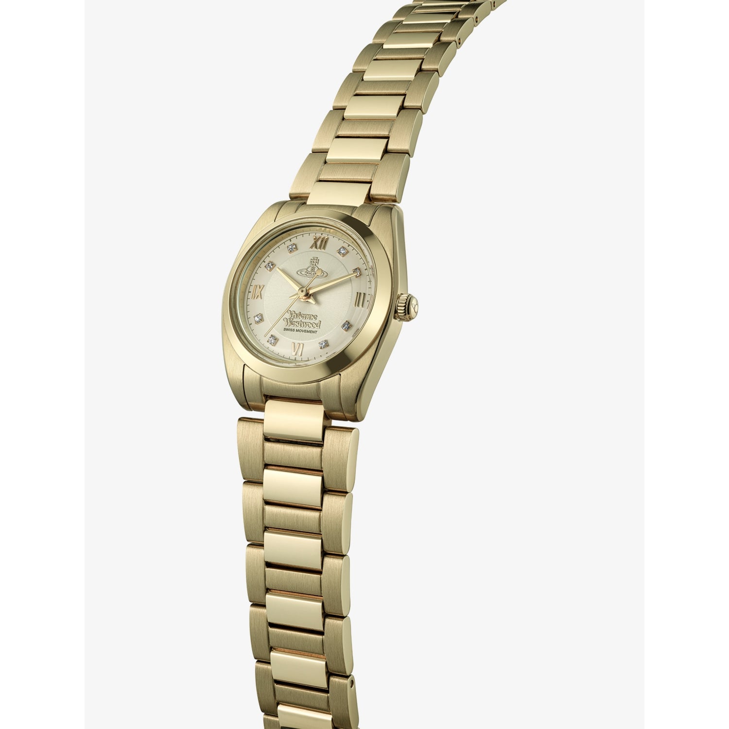 Vivienne Westwood Tavistock gold-tone watch, imported from the UK
