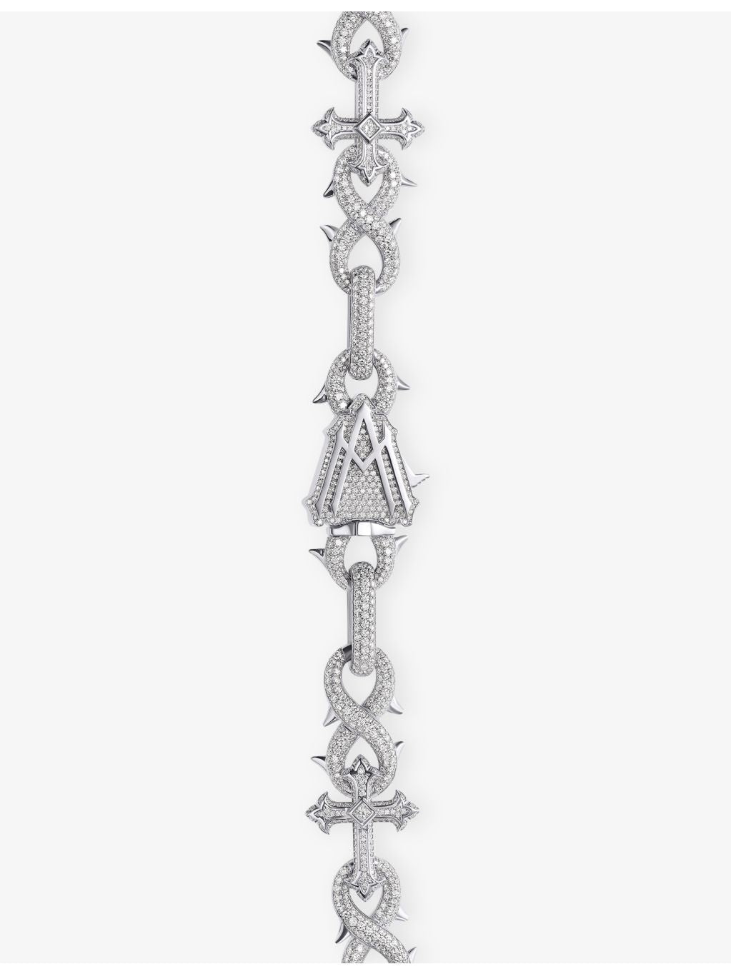 Alex Moss Saint Mark large diamond necklace, imported from the UK