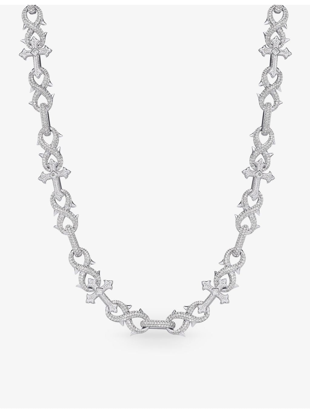 Alex Moss Saint Mark large diamond necklace, imported from the UK