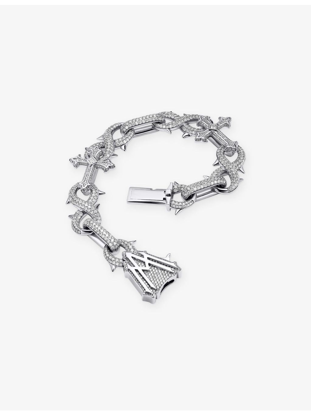 Alex Moss Saint Mark diamond bracelet 14ct white gold 11.32ct - British product
