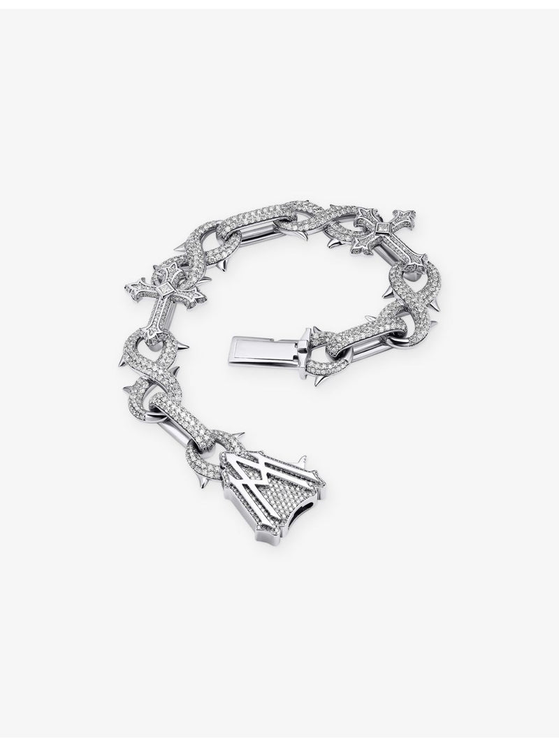 Alex Moss Saint Mark diamond bracelet 14ct white gold 11.32ct - British product
