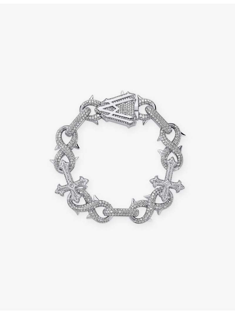 Alex Moss Saint Mark diamond bracelet 14ct white gold 11.32ct - British product