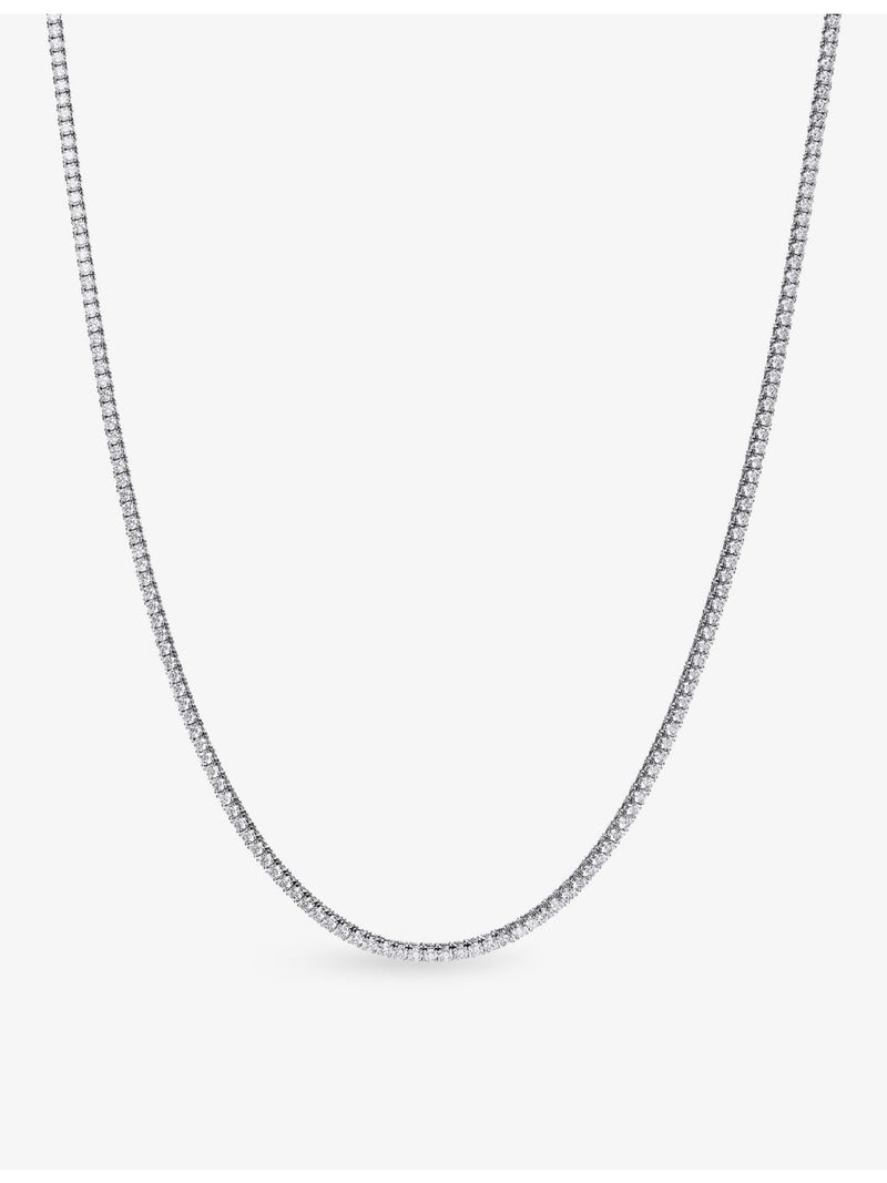 Alex Moss diamond necklace 17.93ct white gold 50.8cm - British product