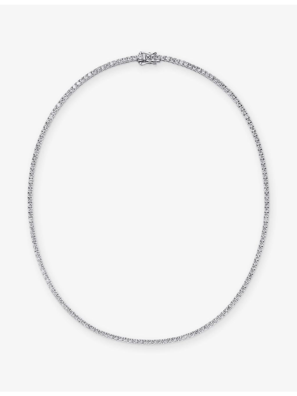 Alex Moss diamond necklace 17.93ct white gold 50.8cm - British product