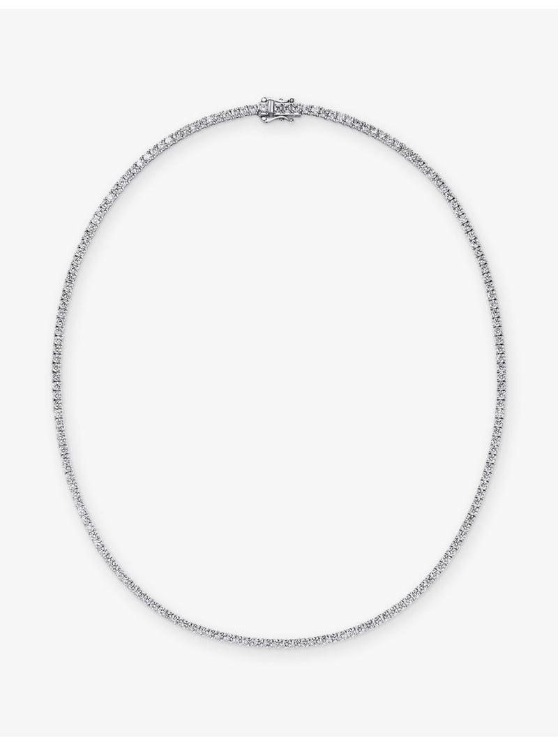Alex Moss diamond necklace 17.93ct white gold 50.8cm - British product