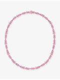 Alex Moss 14ct rose gold sapphire necklace (British brand)