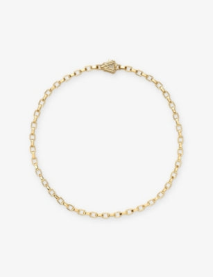 Alex Moss 14ct gold 0.72ct diamond chain necklace - British product