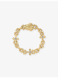 Alex Moss 14ct gold diamond bracelet 18.4cm - British product