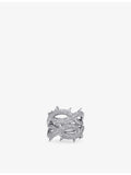 Alex Moss Crown of Thorns 14ct white gold diamond ring, UK version