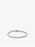 Alex Moss diamond tennis bracelet 14ct white gold 2.8ct, UK version