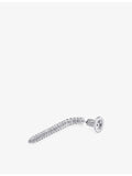 Alex Moss single diamond earring 1.84ct 14ct white gold, UK version