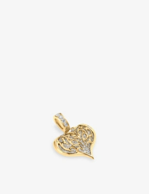 Alex Moss 14ct white gold diamond pendant 1.07ct - British product