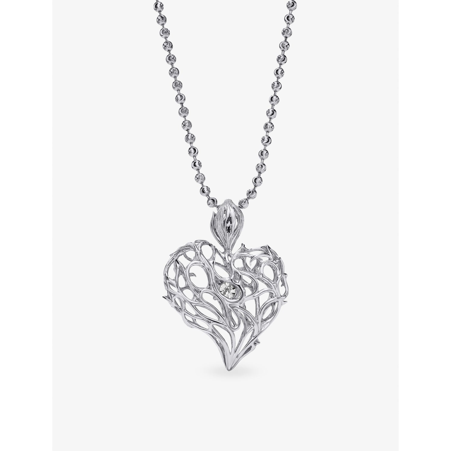 Alex Moss 14ct gold 0.88ct diamond pendant, imported from the UK