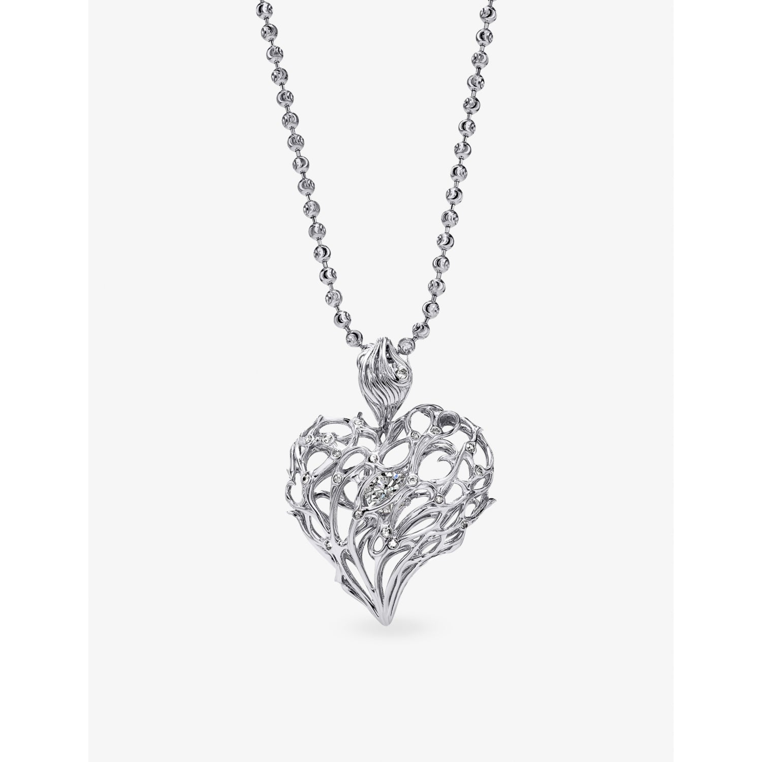 Alex Moss 14ct gold 0.88ct diamond pendant, imported from the UK