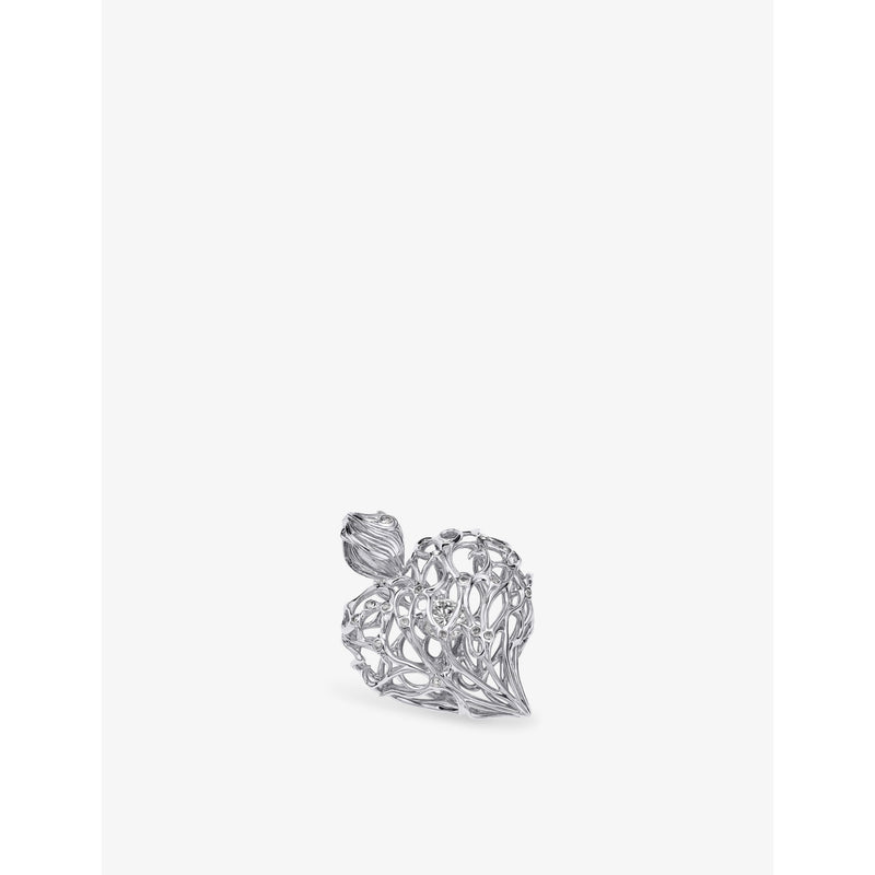 Eternal Bond 14ct Gold And 0.88ct Diamond Pendant - WHITE GOLD
