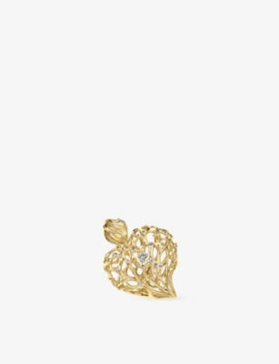Alex Moss 14ct gold 0.88ct diamond pendant, imported from the UK