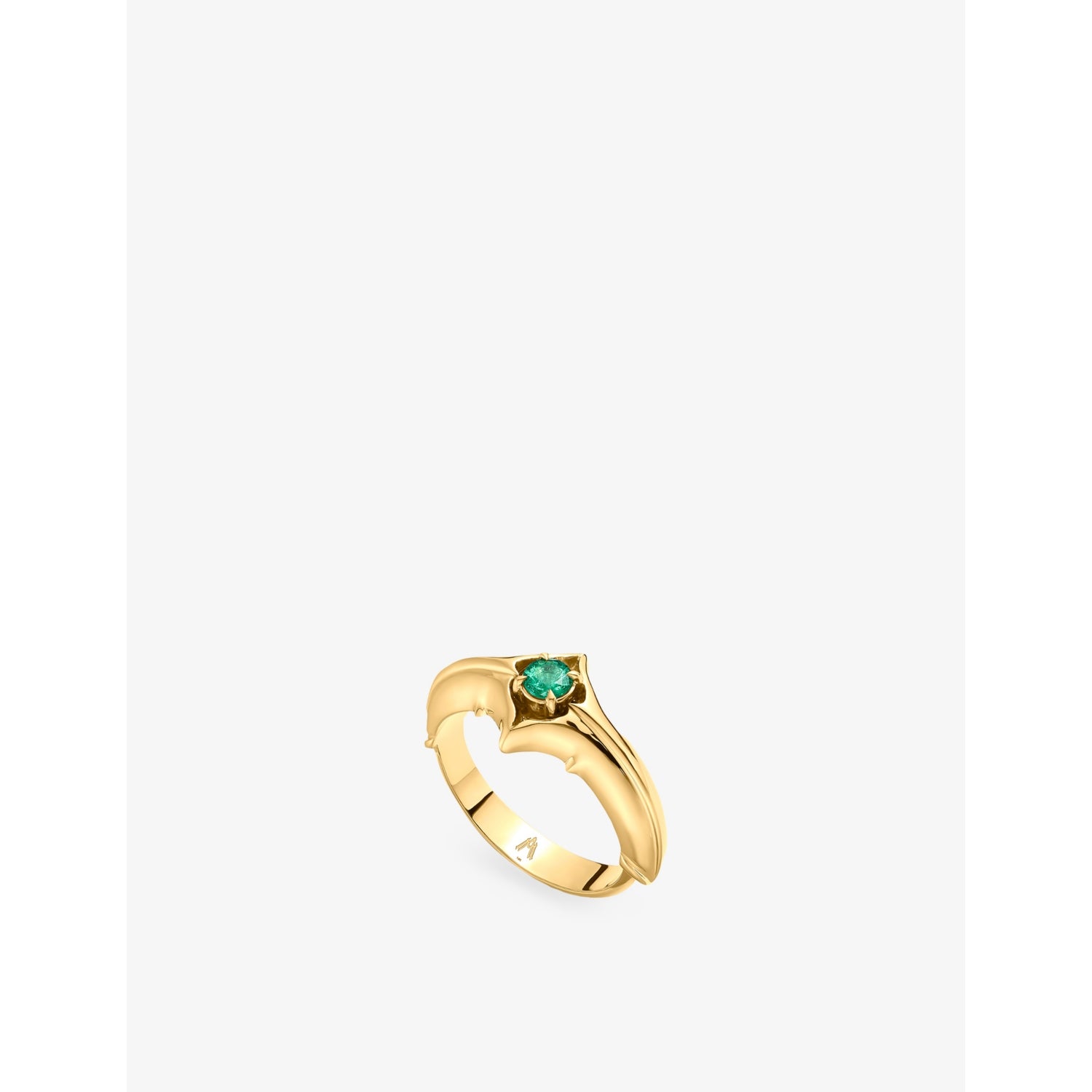 Saber 14ct Yellow-Gold And 0.18ct Emerald Ring - 6