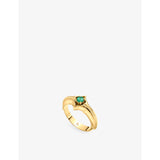 Saber 14ct Yellow-Gold And 0.18ct Emerald Ring - 6