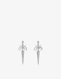 Alex Moss Blade 14ct gold diamond earrings 0.54ct, UK version