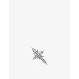 Abyss Cross 14ct Gold And 0.16ct Diamond Pendant - WHITE GOLD
