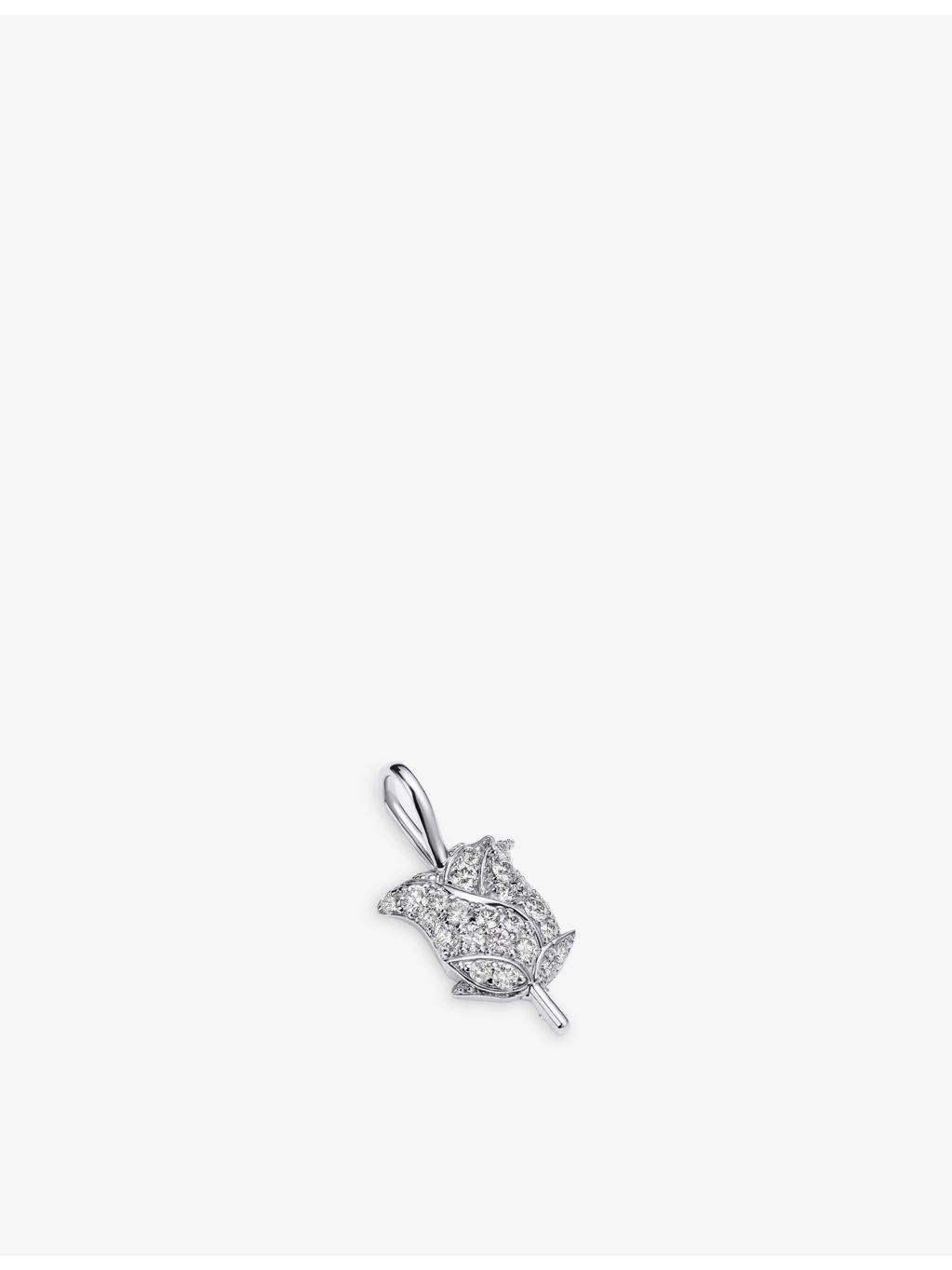 Alex Moss 14ct white gold diamond pendant 0.57ct, UK version