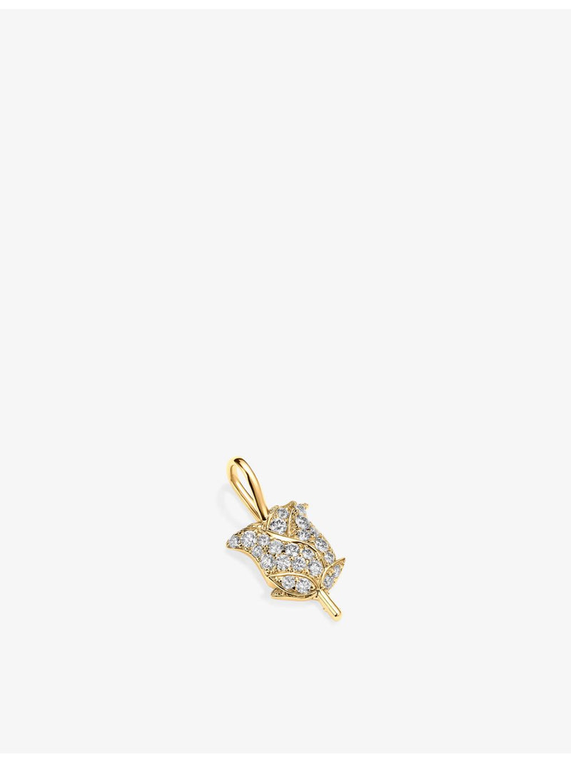 Alex Moss Wild Rose diamond pendant 0.57ct, UK version