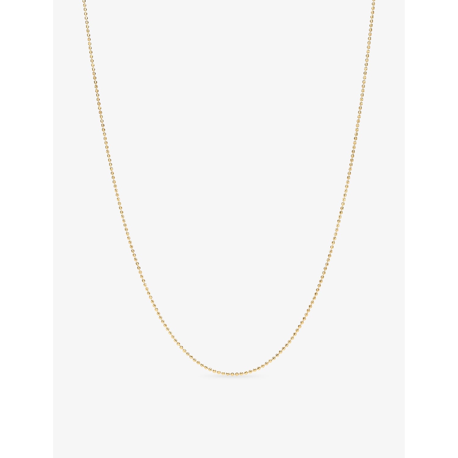 Alex Moss ball-bead 14ct gold chain necklace (British brand)