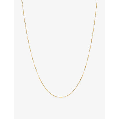 selfridges Alex Moss Ball-Bead 14ct Gold Chain Necklace 55.8cm- Buy online at McGrocer