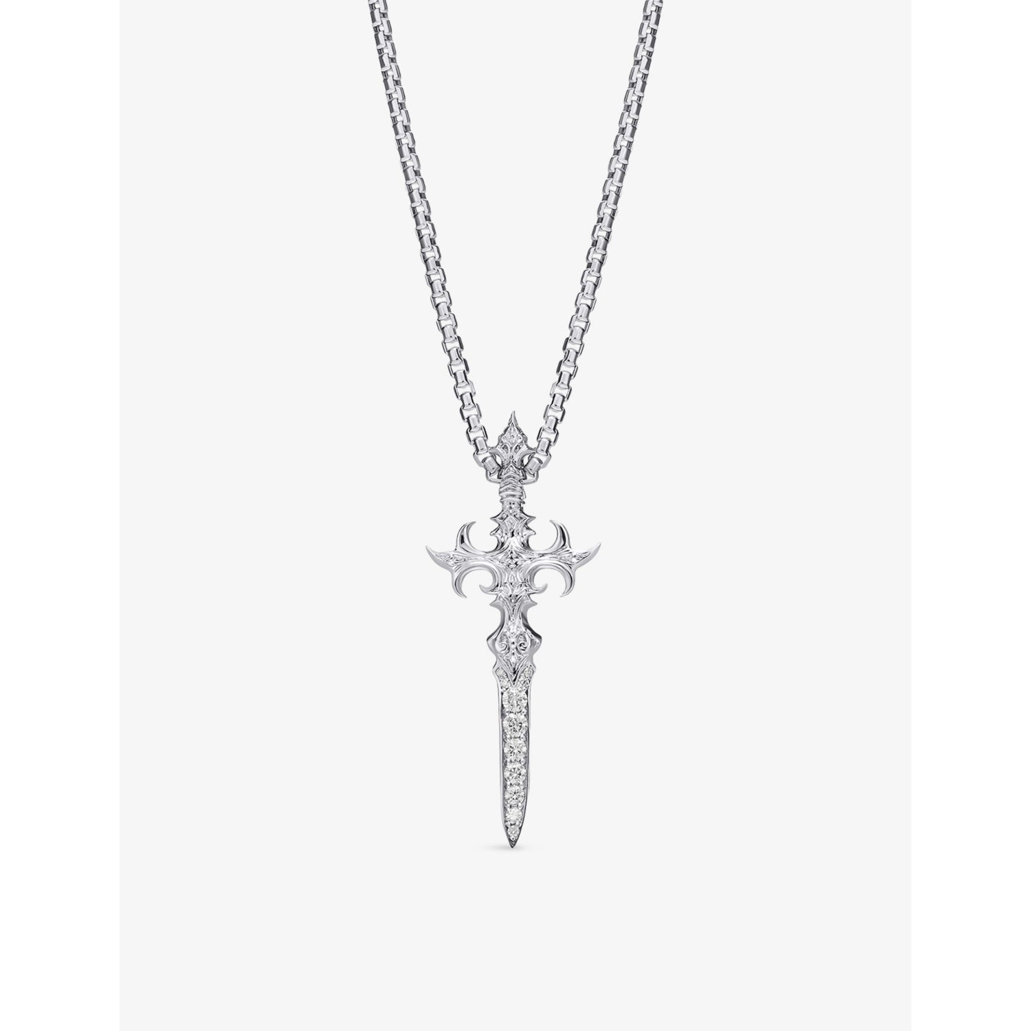 Alex Moss 14ct gold 0.44ct diamond pendant, imported from the UK