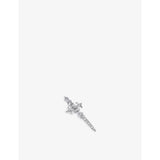 Blade 14ct Gold And 0.44ct Diamond Pendant - WHITE GOLD