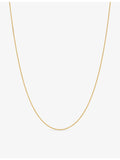 Alex Moss rope chain necklace 14ct yellow gold 50.8cm, UK version