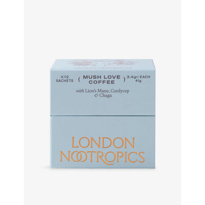 selfridges London Nootropics Mush Love Adaptogenic 12 Coffee Sachets 72g- Buy online at McGrocer
