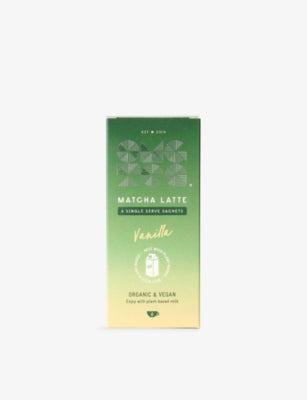 OMGTea matcha latte sachets vanilla 6 x 12g (British brand)