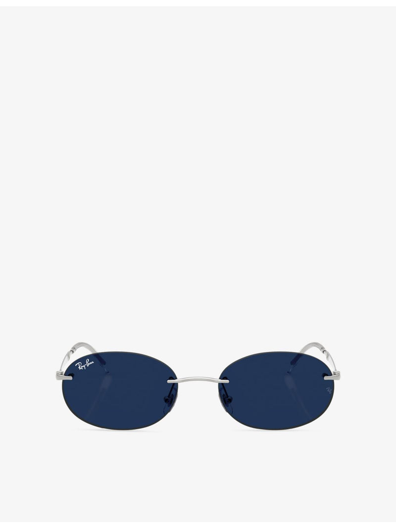 Ray-Ban RB3767 oval metal frame sunglasses, UK version