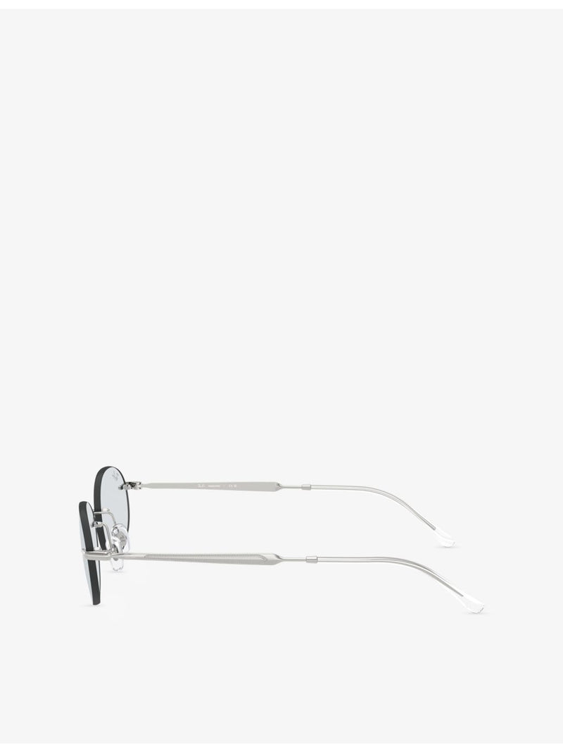 Ray-Ban RB3767 oval metal frame sunglasses, UK version