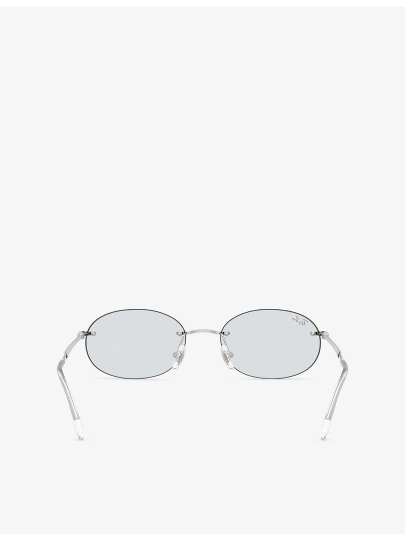 Ray-Ban RB3767 oval metal frame sunglasses, UK version