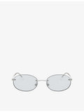 Ray-Ban RB3767 oval metal frame sunglasses, UK version