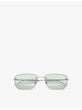 Ray-Ban RB3768 irregular-frame metal sunglasses - British product