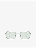 Ray-Ban RB3768 irregular-frame metal sunglasses - British product