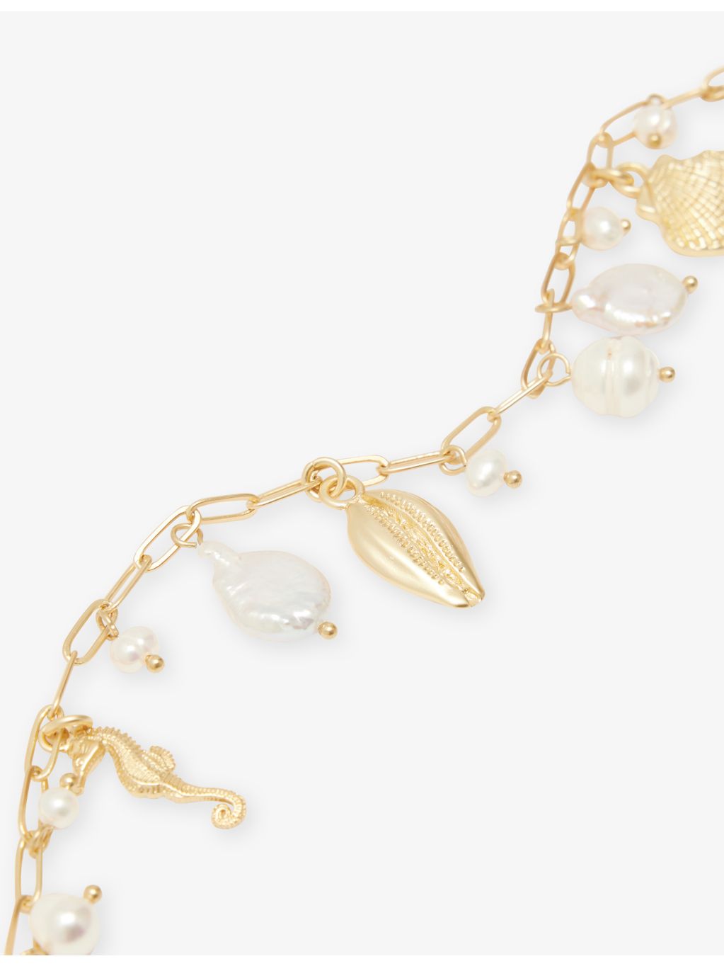 Oceanus Pearl Prism metal bracelet 20cm, UK version