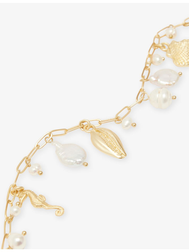 Oceanus Pearl Prism metal bracelet 20cm, UK version