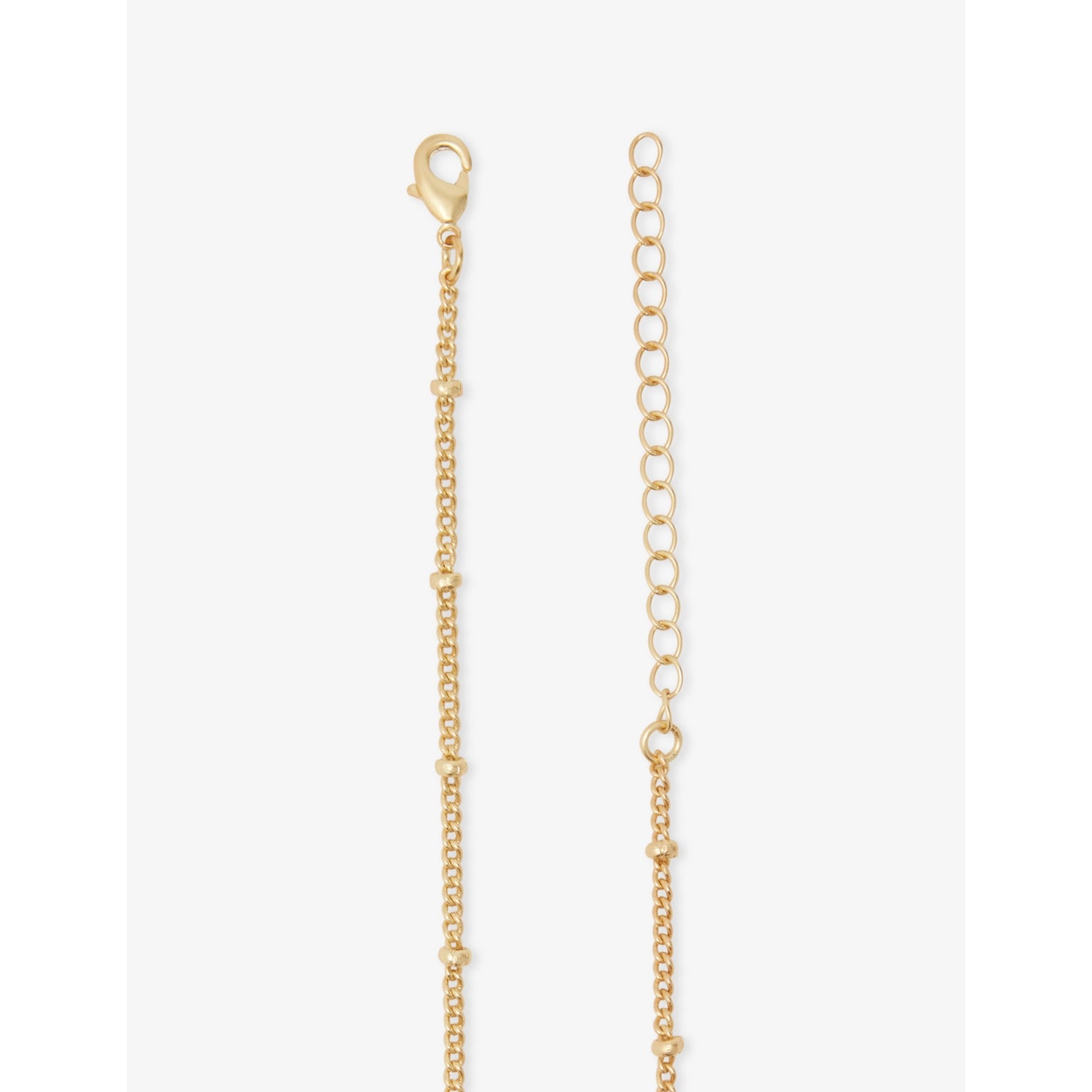 Paloma metal pendant necklace cubic zirconia (British brand)