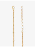 Paloma metal pendant necklace cubic zirconia (British brand)